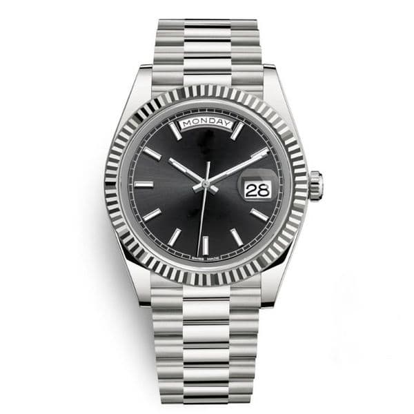 D-date Classic Silver Style Luxury Men's Sports Watch 40MM Original Clasp Date Recommended High-Quality President Party 116610 Movement Wristwatch Crown Automatic