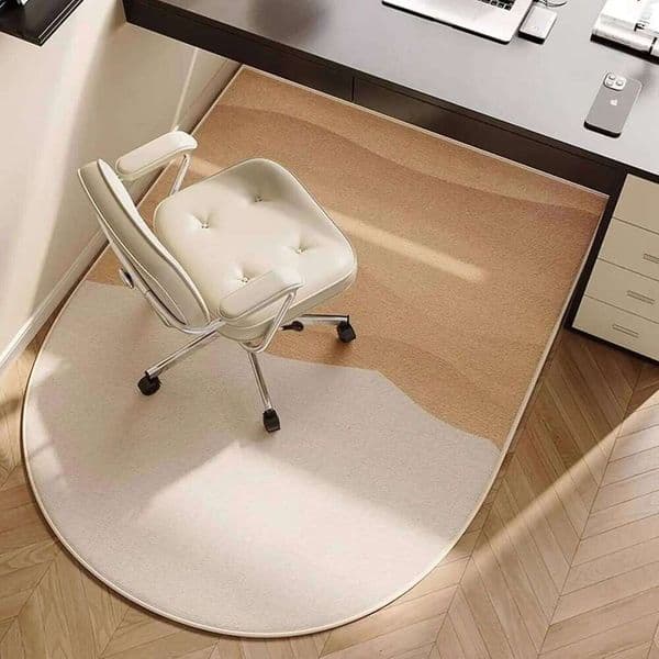 VIKAMA Office Chair Bedroom Arched Dressing Table, Carpet, Anti-Slip And Anti-Stain, Study Floor Mat, Home Decoration 26W0117