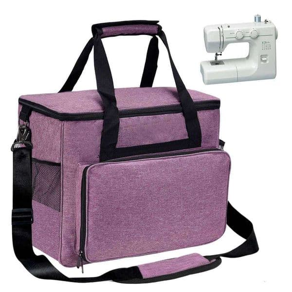 Large Machine Carrying Case Multi-functional Portable Travel Bag Multiple Pockets Sewing Accessories Storage Tote 26H0119