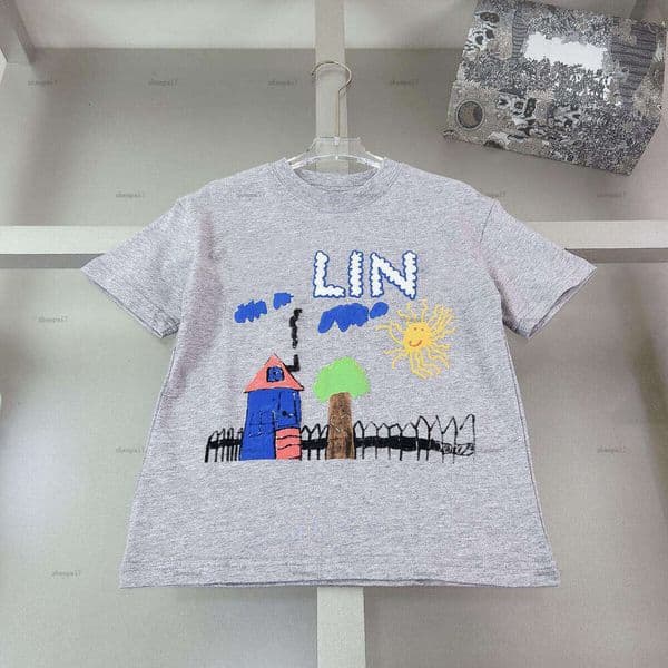 Top baby T-shirt Food letter child tshirt Round neck kids designer clothes Summer boys girls Short Sleeve tees A243X07N055W260210