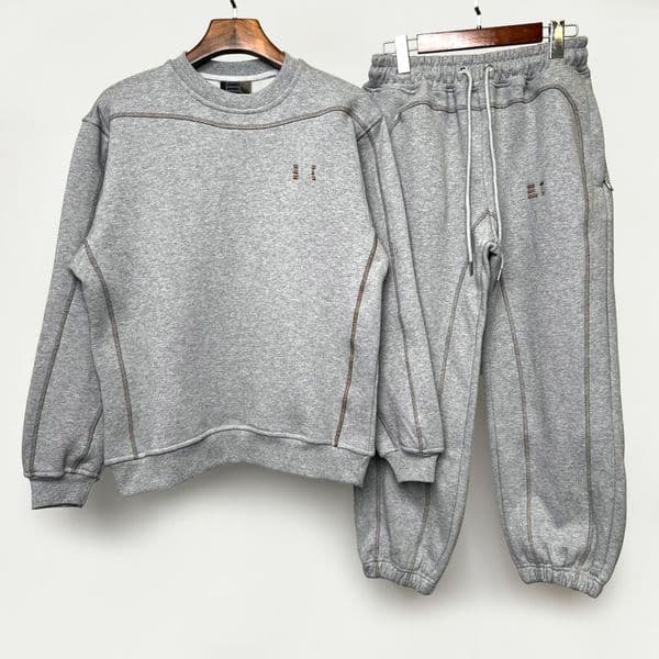 Mens tracksuits designer sweatsuit kroen tracksuits embroidery basic sports pullover sweatshirt and pants set