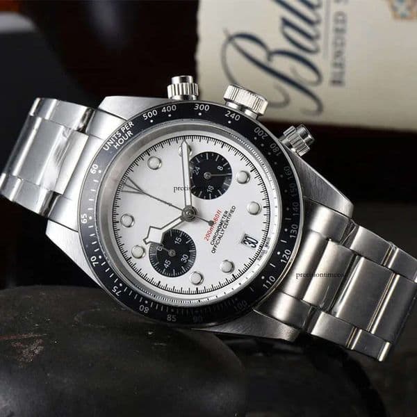 mens watch automatic watches men ceramic mechanical cell classic style 41mm full stainless steel relojes date sapphire glass with box 7a