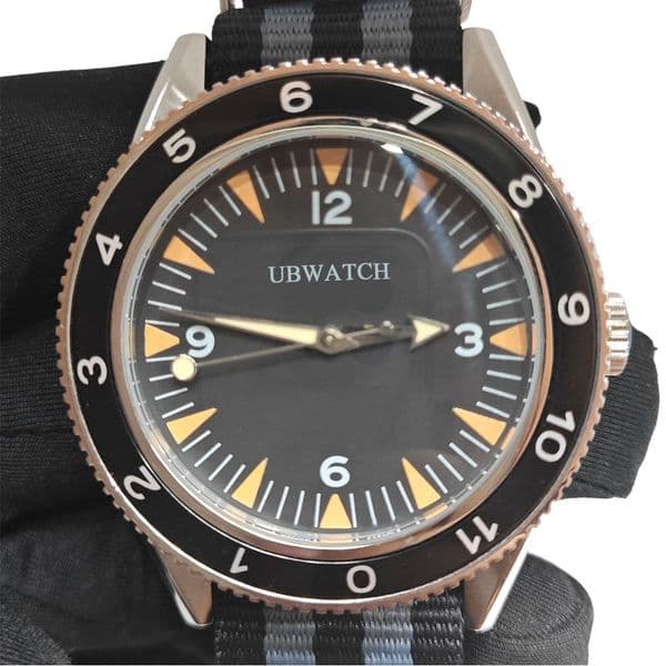 High Quality 40MM Y1 Automatic Hardlex watch Glass Mens Watches Classic Digital Scales Nylon Strap Outdoor Style Man Wristwatches