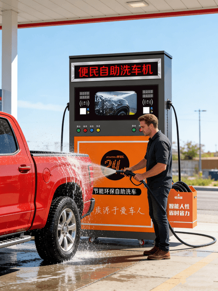 High Pressure Cleaning Car Coin Operated Car Washing Machine Intelligent Device Self-Service Shared Carwash Self Service