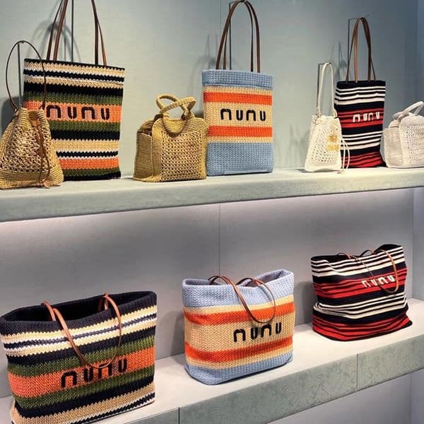 Designer Bag Womens Tote Bag Shoulder Bag Wallet Luxury Designer Bag Vacation Fabric Clash Tote Large Capacity Shopping Bag Fashion Handbag CRD2601192