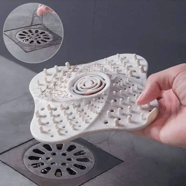 Update Filter Hair Catcher Bathtub Drain Cover Stopper Sink Mesh Strainer Catch Hairs Bathroom Kitchen Shower Bath Accessories