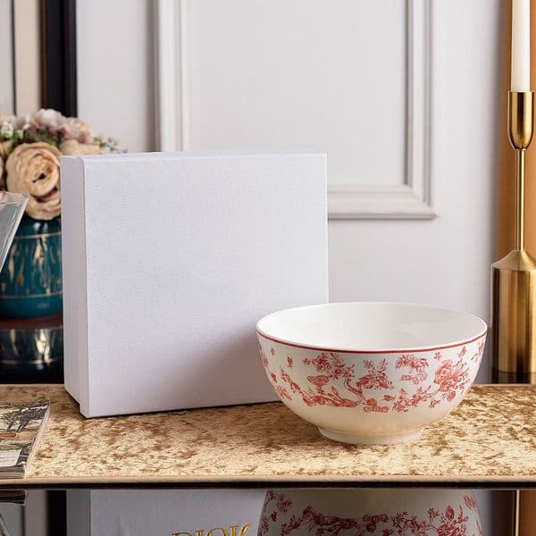 Famous European Large Soup Bowl, High-end Hotel, Lamian Noodles Bowl, Luxury Restaurant, Salad Bowl, Ceramic Bowl