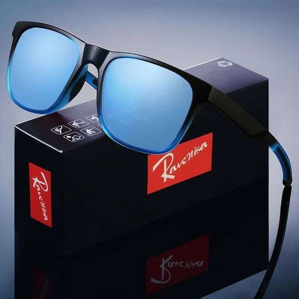 Fashion Square Polarized Sunglasses man Driving Fishing Luxury Brand Designer UV400 Eyewear 26Y0119