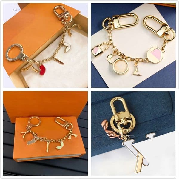 2025 TOP qualtiy brand Designer Keychain Fashion Purse Pendant Car Chain Charm Bag Keyring Trinket Gifts Accessories Q260518