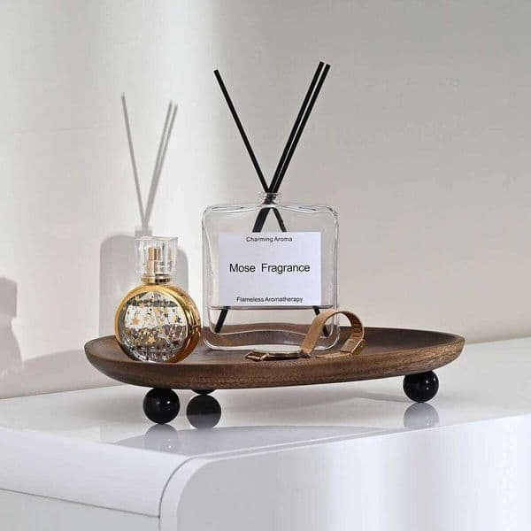 Irregular Shape Wooden - Desktop Decoration, Tray for Jewelry Supplies, Storage Organizer 26Y0119