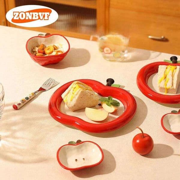 Creative Cute Shaped Sauce Ceramic Dishes Household Seasoning Dish Snack Plates Fruit Sushi Bowl Kitchen Tableware 26H0119