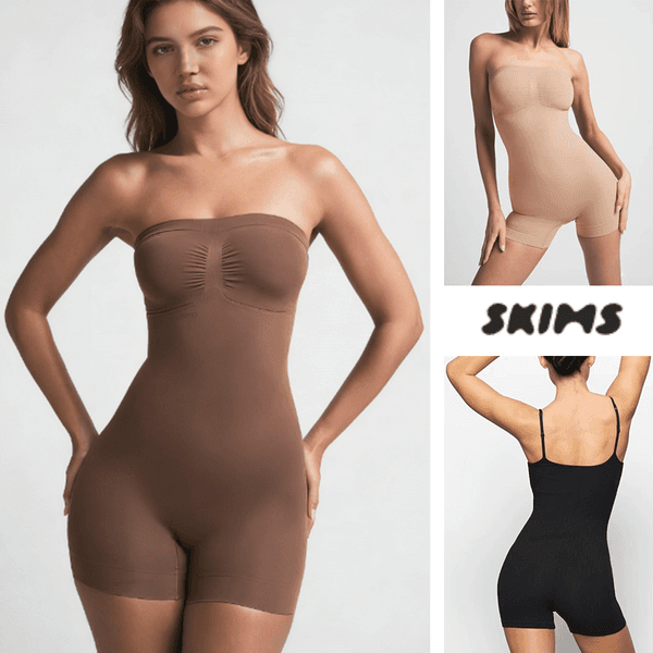 Skims Kardashian look alike Women Clothes Shapewear Bodysuit Seamless Breathable Sculpting Bodysuit with Butt Lifting Tummy Tucking Slimming Effects skimss