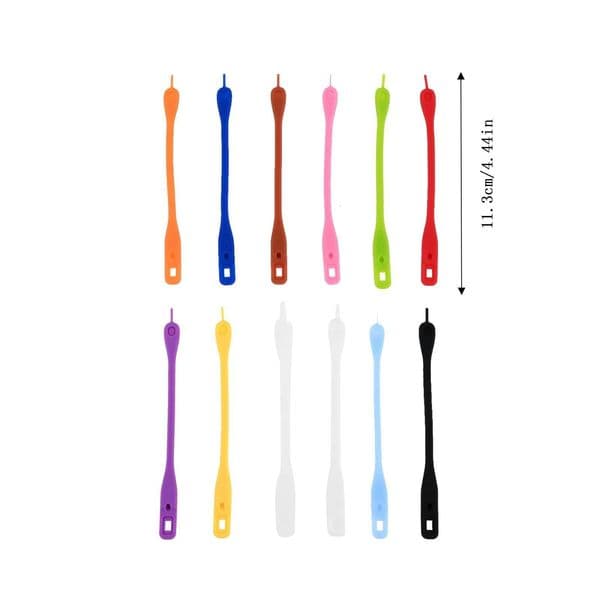 2026 12Pcs/Set Charms Markers Food Grade Silicone 11.3Cm/4.44In Colorful Wine Makers Identify Liquor Glass For Party
