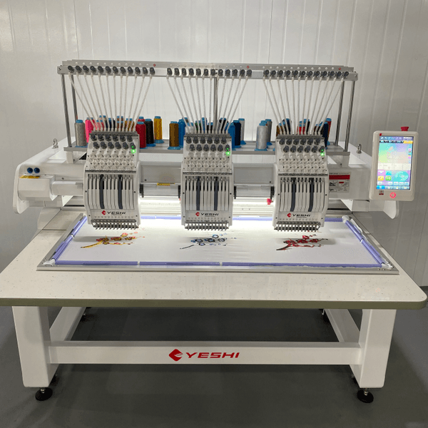 Hot Sale High Quality Automatic Single Head Embroidery Machine Industrial 12 15 Needles Custom Computerized Embroidery Machine