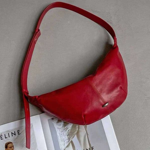 Sheepskin Dumpling Bag New Niche Design Vintage Crossbody Genuine Leather Casual Fashionable Women's Shoulder Bag Suotong260119