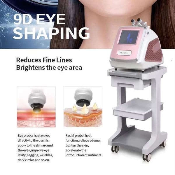 Great Comfort Radiofrequency 9D Skin Firming Anti-Aging Face & Eye Care Crow's Feet Wrinkle Removal Eye Lifing Shaping Monopolar RF Machin