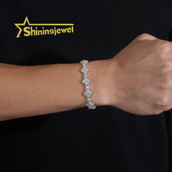 10mm Cross Chain Cuban Link Chain Moissanite Cuban Bracelet Necklace Custom Hip Hop Diamond Cuban Links