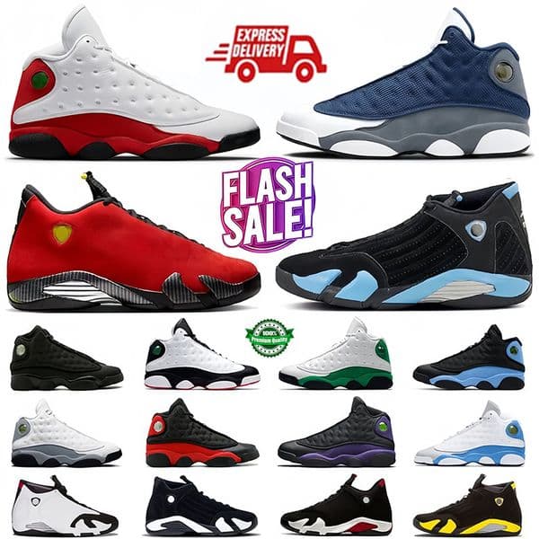 With Box 13s 14s Designer 13 14 Mens Basketball Shoes Black University Blue Flint Chicago Grey Black Bred Gym Red Hyper Royal Pine Playoffs Men trainers Sneakers