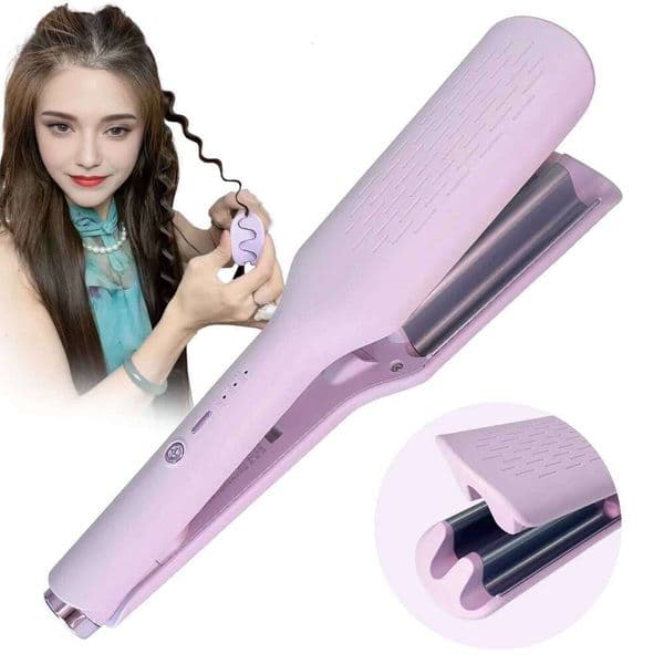 10mm 4 Barrel Crimper Beach Waves Volumizing Curling Iron PTC Heating Ceramic Hair Waver Styling Tools for Women Girls W260120