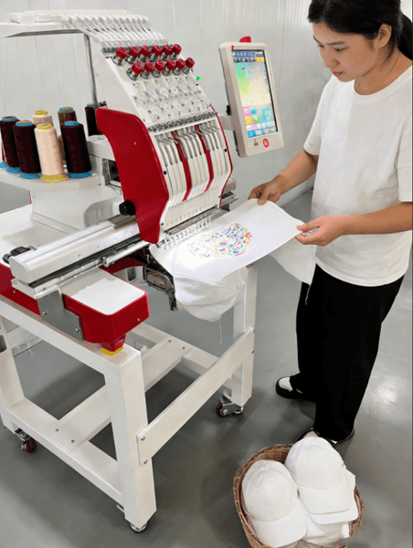Embroidery Machine with Wi-Fi Connectivity Support Custom Pattern Upload