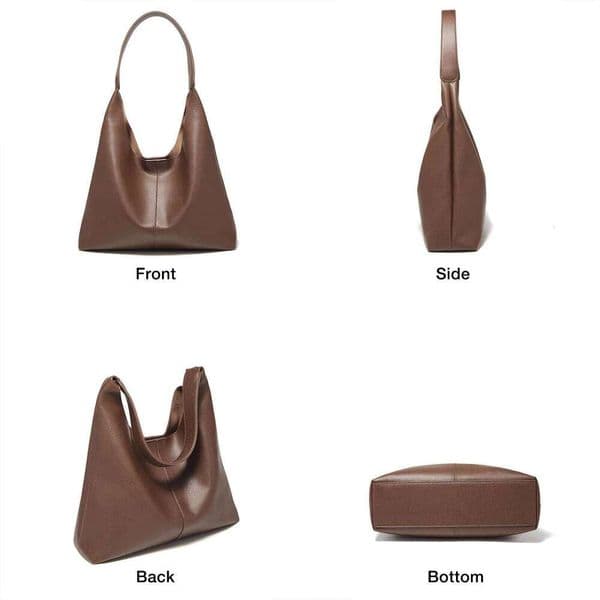 FOXER Women S Shoulder Bag Fashion Tote Lady Classic Split Leather Microfiber Handbag Set Large Casual Hobo Purse Summer Gift JINXIANGGUO