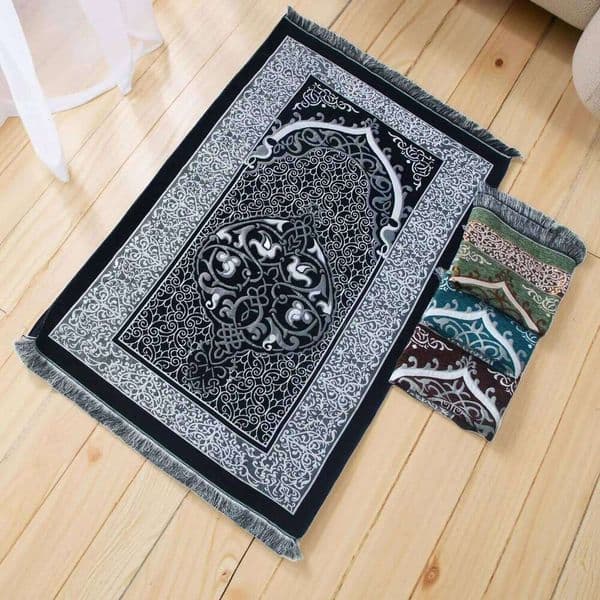 Muslim Rug Islamic Turkish Rugs Prayer for Women and Men Great Ramadan Gifts Islam Carpet Portable Muslims Mat X260120