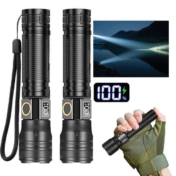 Ultra Bright Rechargeable Mini LED Flashlight Aluminum Alloy Small Powerful Tactical Light for Camping X260120