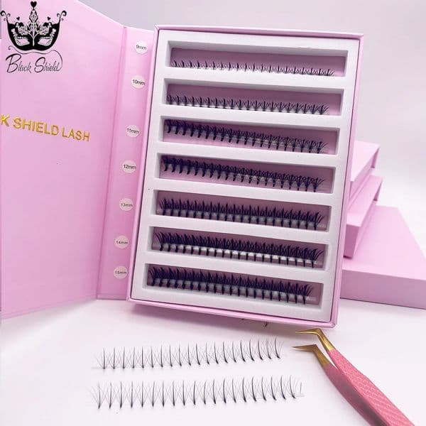 1000/750 Fans Pointy Base Wispy 5D 7D C/D Curl Promade Lash Fans Extension Wispy Russia Sand Spikes False Lashes Extensions 260119
