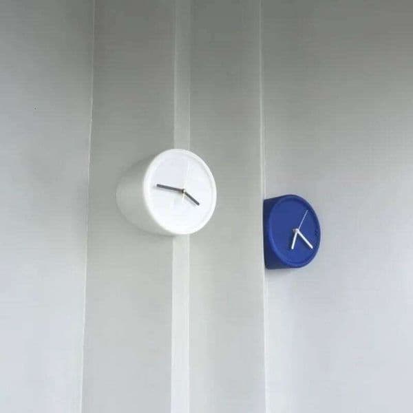 No-Drilling Corner Wall -Scandinavian Minimalist Design with Silent Movement, Modern Angular Clock for Living Room&Bedroom 26Y0121
