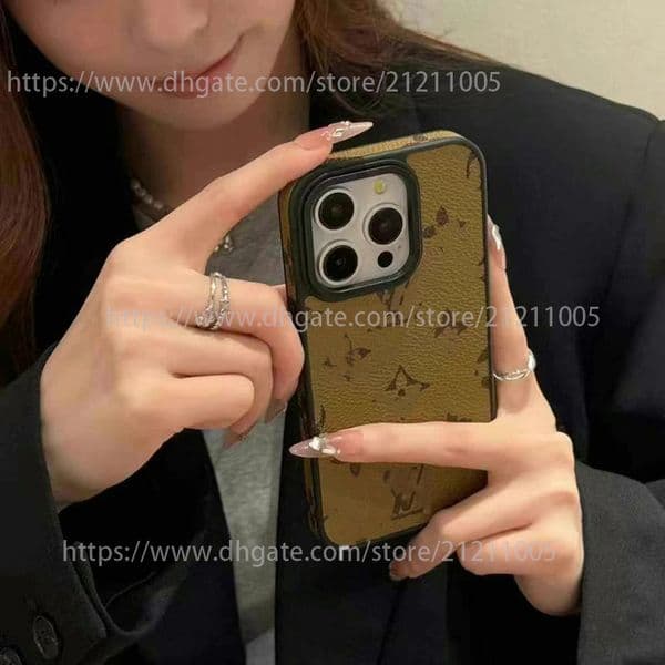 1V Phone Case For Iphone 16 15 14 13 Pro 12 11 Max Plus 16Pro Silicone Bezel 16Promax Phone Case 15Promax Removable Lens Ring 14Promax Cover Leather 13Pro 14Promax Shell
