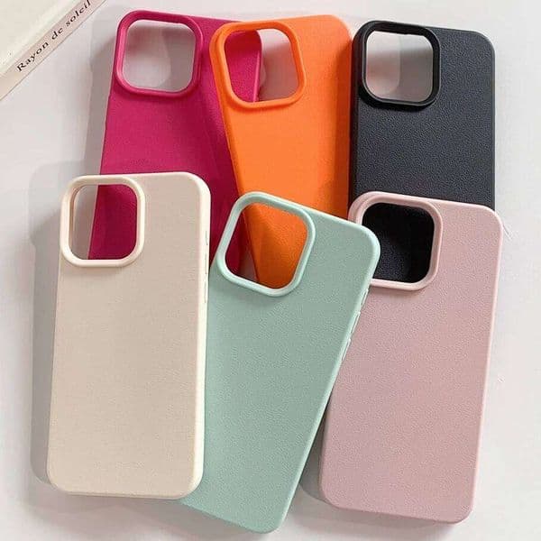 Leather Phone Case For iPhone Pro Max 16 13 11 15 14 Plus 12 17 Air 17Promax 16promax Shockproof Soft TPU Funda Cover Coque Z260121