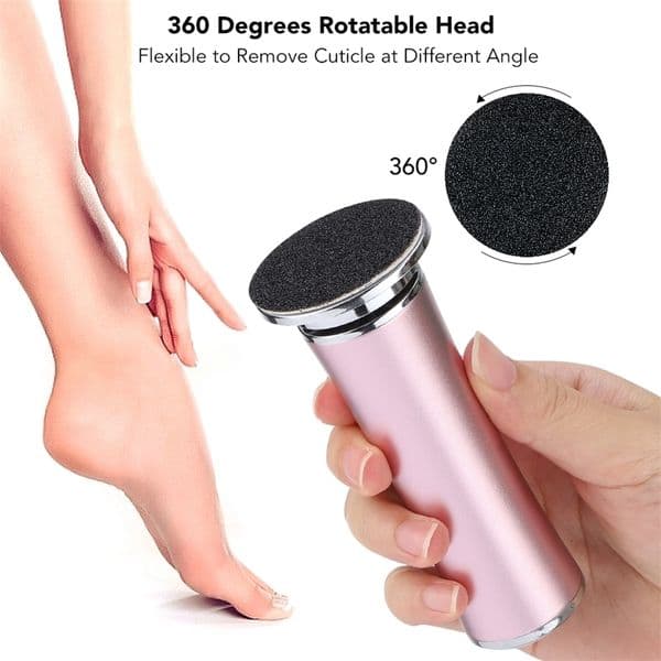 Electric Foot Callus Remover Foot Care File Heels Dead Skin Pedicure Tool Electronic Foot Grinder and Replacement Sandpaper 251231ww