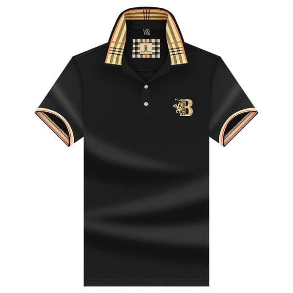 Men's Premium Silk-Cotton Long-Sleeve Polo Shirt Autumn-Inspired Design