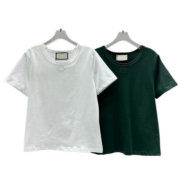 Summer Slim Fit Tees Women Embroidered Pullover Short Sleeve Casual Daily Breathable Sports Tshirt