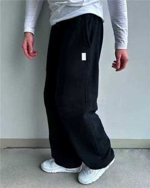 baggy polo jogger Loose waist zipper loose solid color sports pants Fashion Mens Designer Pants Men Women Solid Color Pant Trousers Hip Hop Motion Pants For Male