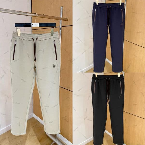 Mens pants Luxury sweatpants bc pants italy style business designer pants fashionable and versatile straight leg pants