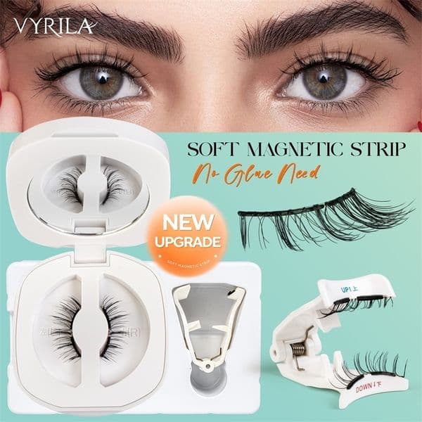 VYRILA Soft Magnetic Eyelashes No Glue Needed Reusable Natural Look 3D Lashes Easy Apply Soft Magnetic Lashes Kit for Eye Makeup 251231ww