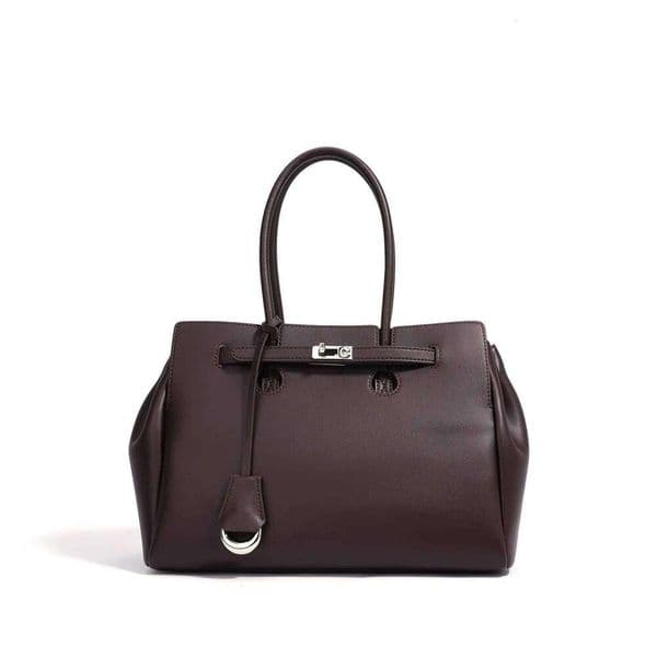 Genuine Leather 30Cm Tote New Luxury Design Cowhide Vintage One-Shoulder Crossbody Bag Fashionable Ladies Handbag Suotong26121
