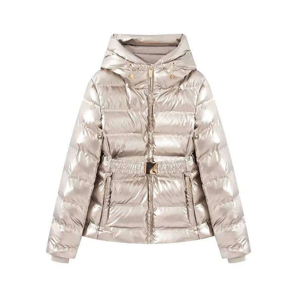 2025 Winter New Product Women's Fashion Temperament Slimming Short Windproof Hooded Thick Cotton Jacket Coat