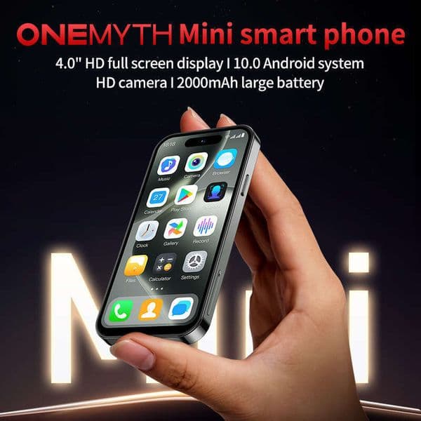 M16 PRO Cross-Border Hot-Selling Smart Mini 4.0Inch Screen Dual SIM Ultra-Thin Quad-Core Backup Phone Foreign Language Technology multicolor