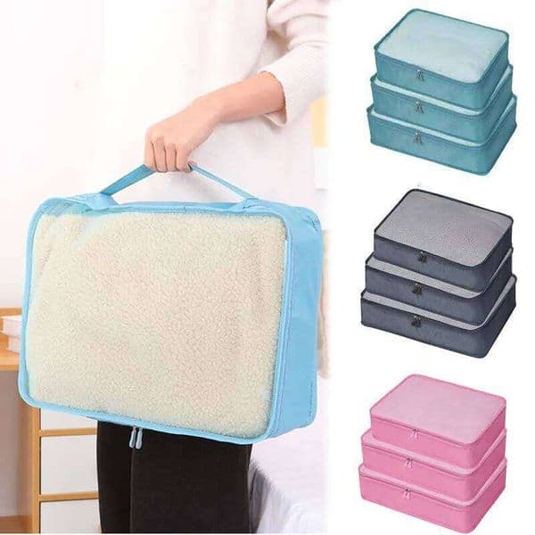 1/2pcs Compressible Packing Multifunction Travel Storage Bag Waterproof Suitcase Portable Luggage Organizer 3 Size S M L 26W0121