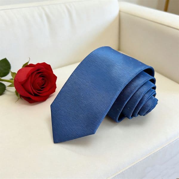 New Letter Tie Silk Necktie Jacquard Party Wedding Business Woven Fashion Neck Ties With box Adult lfdk Black red blue white yellow gray Ties 2124