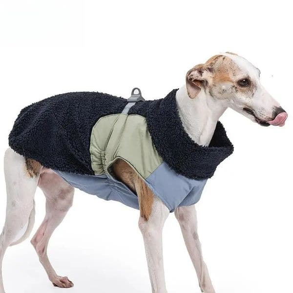Winter Dog Coat Warm Windproof Lamb Fleece Vest with Leash Clip Soft Pet Jacket for Small Medium Large Dogs S-2XL 260121
