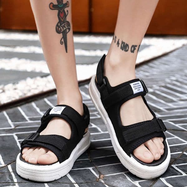 good 2026 free shipping Summer New Men's Sandals Korean Style Trendy Fashion Outdoor Casual Sports Beach Shoes Couple Slippers
