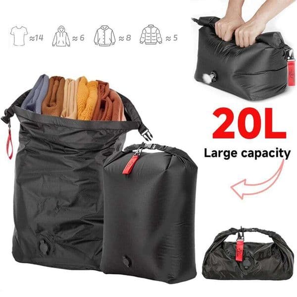 Vacuum Compression Storage Portable Large Capacity Waterproof Luggage Clothes Bag Dustproof Business Trip Travel 26Y0122