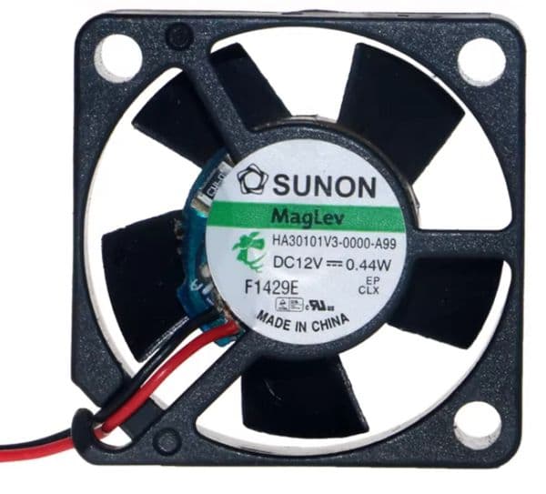 SUNON 3010 3CM 12V 0.44W HA30101V3-0000-A99 Two-Wire Ultra-Quiet Cooling Fan
