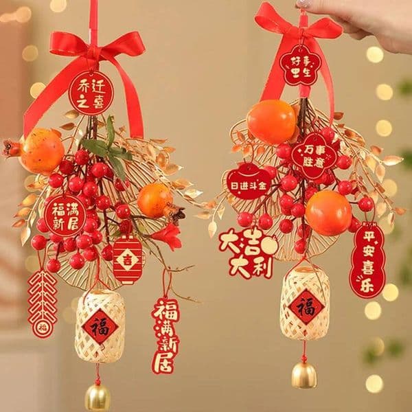 Chinese New Year Decorations 2026 Spring Festival Pendent Home Decor Hanging Ornaments Tet Decoration