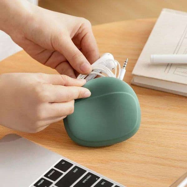 1/3Pcs data cable storage wired headphone box protective cover silicone bag artifact travel portable 26Y0122