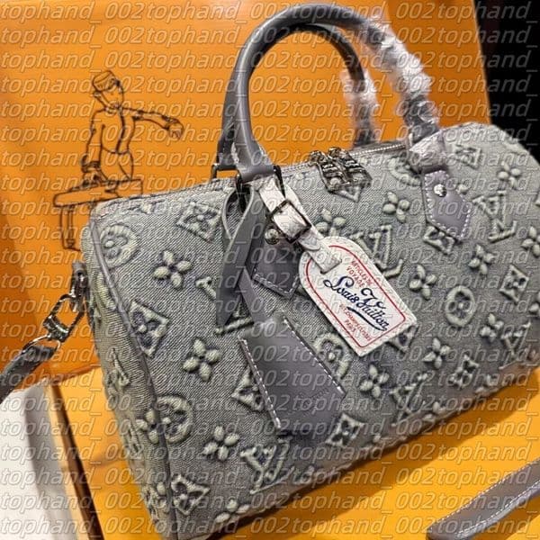 Designer bag Leather Womens Tote bag Denim Shoulder bag Luxury handbag clutch Canvas Boston bag Top handle Sac purse Pochette crossbody bag travel Bag 10a luggage bag