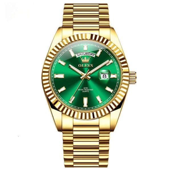 Business Waterproof Quartz Watch Logger Dual Calendar Men's Watch Designer Style Watch Holiday Gift for Him